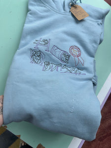 Agility Dogs Hoodie - Sky Blue