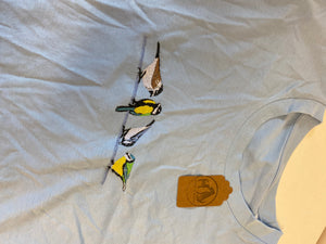 IMPERFECT- Birds T-Shirt Light Blue  / L