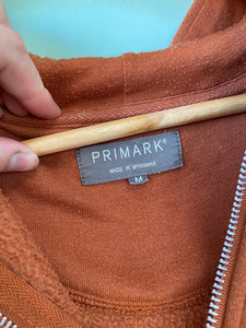 PRE-LOVED - Here to Pet all the Dogs -  Zip Up Hoodie - Orange