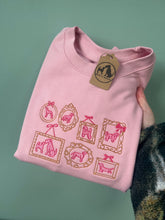 Load image into Gallery viewer, Pink Girly Dog Sweatshirt - Dog Gallery Wall Jumper for Dog Lovers
