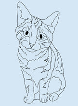 Load image into Gallery viewer, Digital Line Drawing Family / Friends Portrait - People and Pets
