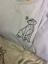 Load image into Gallery viewer, Various Breeds - Outline Bee Dog Breed T-Shirts
