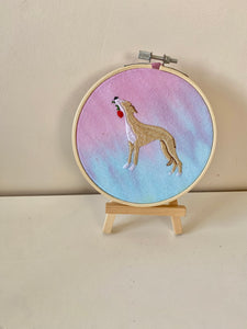 Various Breeds- Mini Dog Breed Embroidered Decorative Hoop (5 INCH)- Display in your home - Home Decor