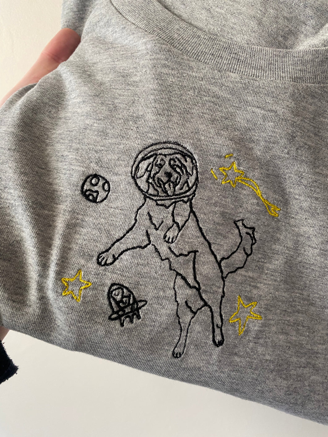 Intergalactic Dogs Sweatshirt - Space Golden Retriever
