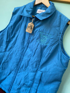 PRE-LOVED - Here to Pet all the Dogs - Gilet - Blue