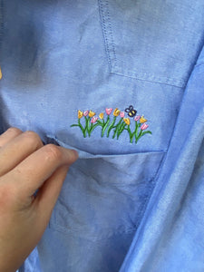 PRE-LOVED - Tulips Bee Shirt - Blue