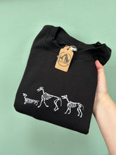 Load image into Gallery viewer, Ready to Ship- Skeledogs - Sweatshirt - Black - Multiple Sizes
