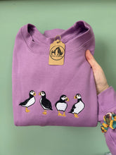 Load image into Gallery viewer, Puffin Embroidered Sweatshirt - Puffin gifts for puffin lovers.
