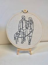Load image into Gallery viewer, Custom Embroidered Decorative Hoop - Display your special memories in your home
