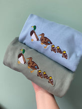 Load image into Gallery viewer, Mallard Duck Sweatshirt- cute little duck family gifts
