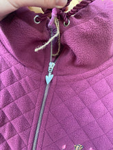 Load image into Gallery viewer, PRE-LOVED - Full Colour Puppy Fleece- burgundy
