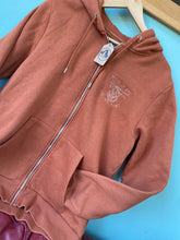Load image into Gallery viewer, PRE-LOVED - Here to Pet all the Dogs -  Zip Up Hoodie - Orange
