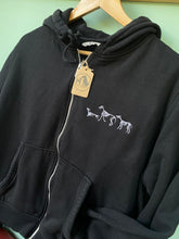 Load image into Gallery viewer, PRE-LOVED - Dog Skeleton Hoodie- black
