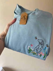 Setter Wildflower Sweatshirt - Sky Blue / XL