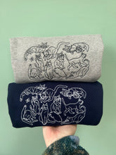 Load image into Gallery viewer, Embroidered Cats Sweatshirt - The perfect gift for cat lovers &amp; owners
