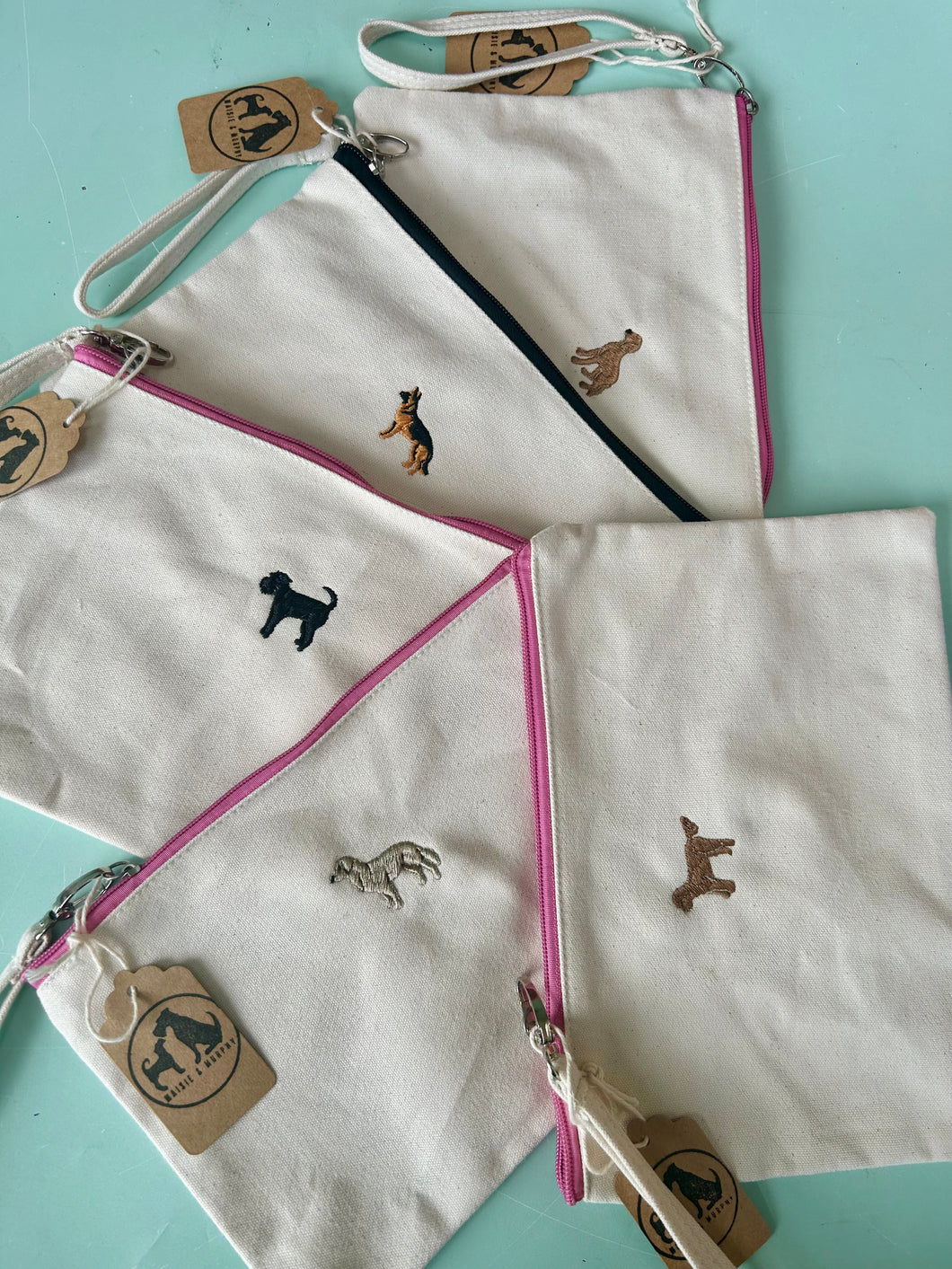 Dinky Dog Accessories Pouch / Make up bag / travel bag / sewing bag.