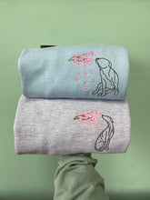 Load image into Gallery viewer, Dog Blossom Sweatshirt - Various Breeds- Embroidered sweater for dog lovers
