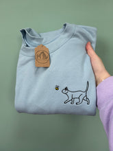 Load image into Gallery viewer, Spring Cat Outline Sweatshirt - Gifts for cat owners and lovers.
