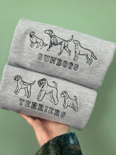 Load image into Gallery viewer, Dog Breed Group Embroidered Sweatshirt - Gundog, Pastoral, Terrier, Toy, Utility, Hound and Working dog groups
