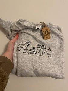 Various designs - Doodle Dogs Sweatshirt
