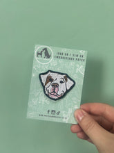 Load image into Gallery viewer, Custom Pet Embroidered Sew on / Iron on Patch - For up-cycling projects.
