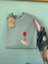 Load image into Gallery viewer, Dog Red Balloon Sweatshirt - Embroidered sweater for dog lovers
