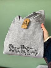 Load image into Gallery viewer, Embroidered Spaniel Sweatshirt - Gifts for spaniel lovers and owners
