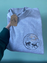 Load image into Gallery viewer, Dog Beach Sweatshirt - Embroidered sweater for dog and beach lovers
