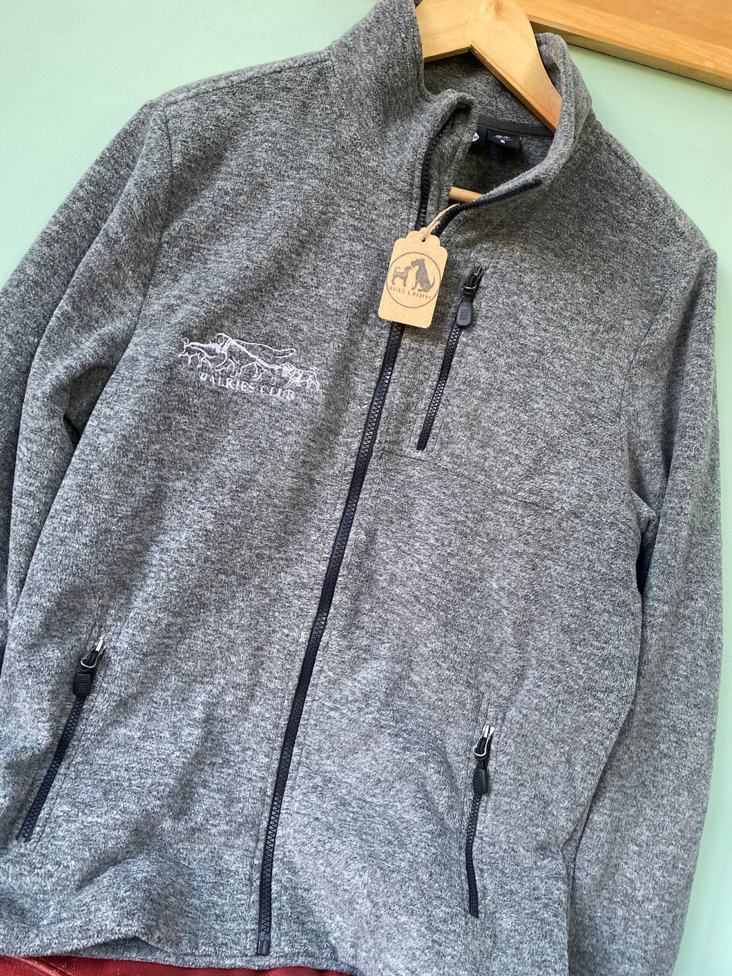 PRE-LOVED - Dog Walkies Fleece - Grey