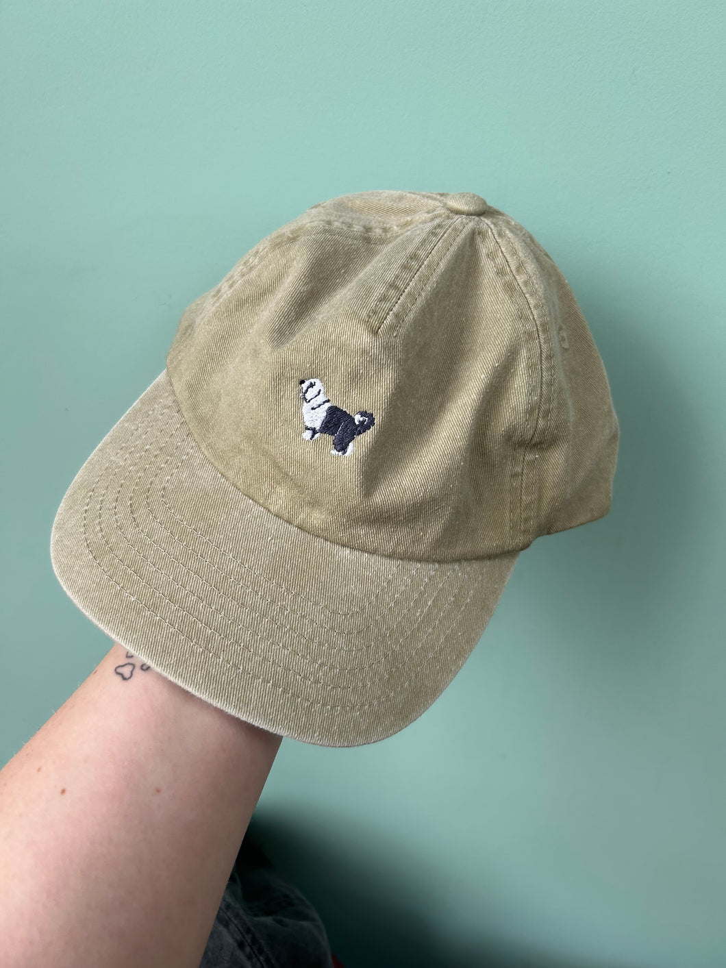 Dinky Dog Breed Cap. The cutest mini dog embroidered beanie cap for dog parents