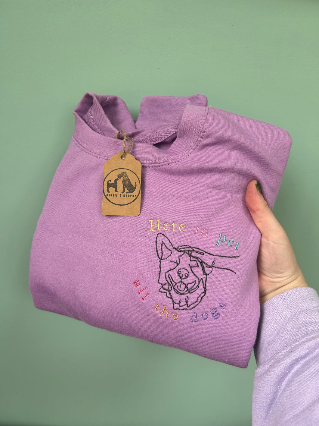 Here to pet all the dogs Sweatshirt - Multiple sizes