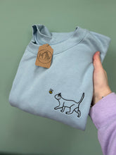Load image into Gallery viewer, Spring Cat Outline Sweatshirt - Gifts for cat owners and lovers.
