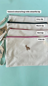 Dinky Dog Accessories Pouch / Make up bag / travel bag / sewing bag.