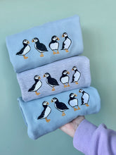 Load image into Gallery viewer, Puffin Embroidered Sweatshirt - Puffin gifts for puffin lovers.
