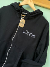 Load image into Gallery viewer, PRE-LOVED - Dog Skeleton Hoodie- black
