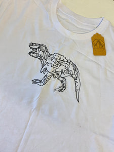 IMPERFECT- Dinosaur T-Shirt white / S