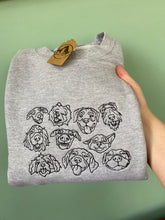 Load image into Gallery viewer, Smiling Dogs Sweatshirt - Grey / XL
