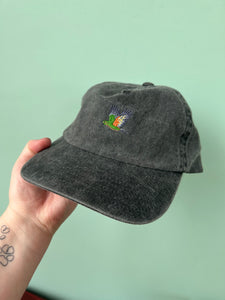 Dinky Bird Embroidered Cap. The cutest mini bird embroidered beanie cap for bird lovers.