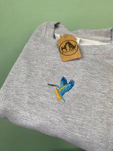 Mini Kingfisher Sweatshirt - GREY / M