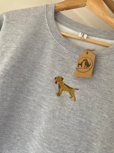 Full Colour Border Terrier Sweatshirt - L