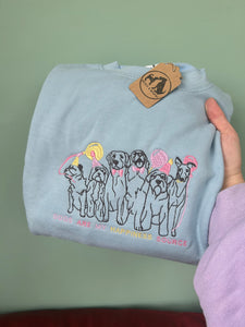 Dogs Are My Happiness Source - Sky Blue