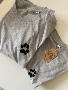 Paw print T-Shirt - M + XL