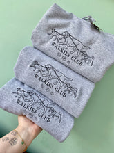 Load image into Gallery viewer, Walkies Club Dogs embroidered Sweatshirt / Hoodie for dog lovers
