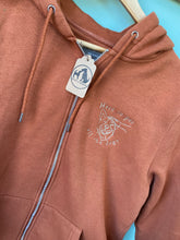 Load image into Gallery viewer, PRE-LOVED - Here to Pet all the Dogs -  Zip Up Hoodie - Orange
