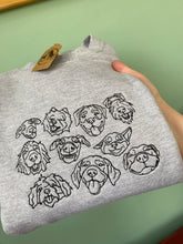 Load image into Gallery viewer, Smiling Dogs Sweatshirt - Grey / XL
