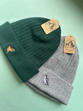 Load image into Gallery viewer, Dinky Bird Beanie hat. The cutest mini dog embroidered beanie hat for bird lovers
