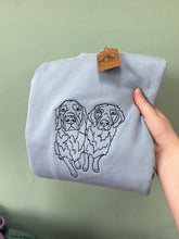 Load image into Gallery viewer, Custom Embroidered Pet Sweatshirt - For Animal Lovers
