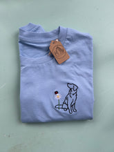 Load image into Gallery viewer, Dog Ladybird Daisy T-Shirt- Various Breeds- Embroidered tee for dog lovers
