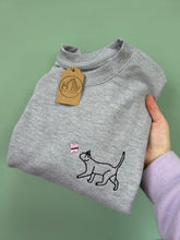 Load image into Gallery viewer, Spring Cat Outline Sweatshirt - Gifts for cat owners and lovers.
