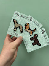 Load image into Gallery viewer, Dog Embroidered Sew on / Iron on Patch - For up-cycling projects.
